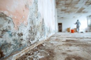 Soluções para Umidade e Mofo em paredes com danos severos.